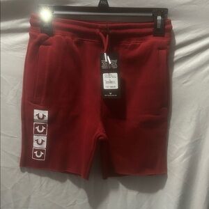 True Religion Red Kids Shorts